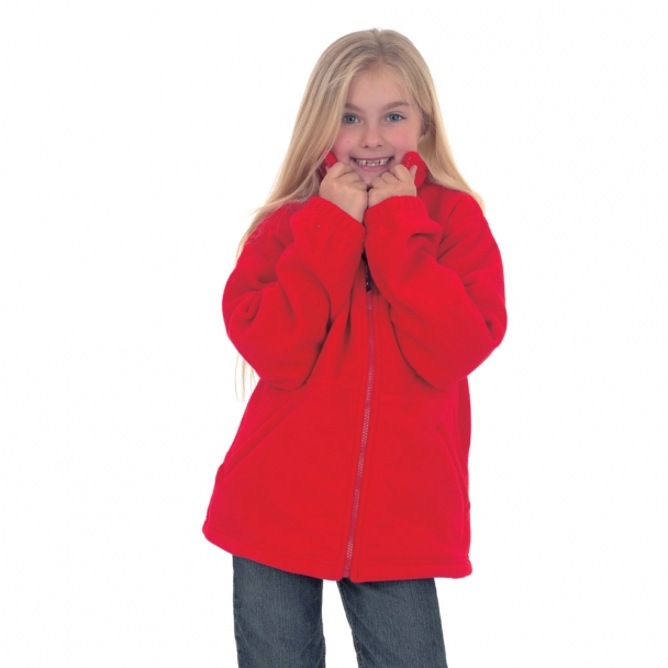 UC603 Childrens Full Zip Micro Fleece Jacket